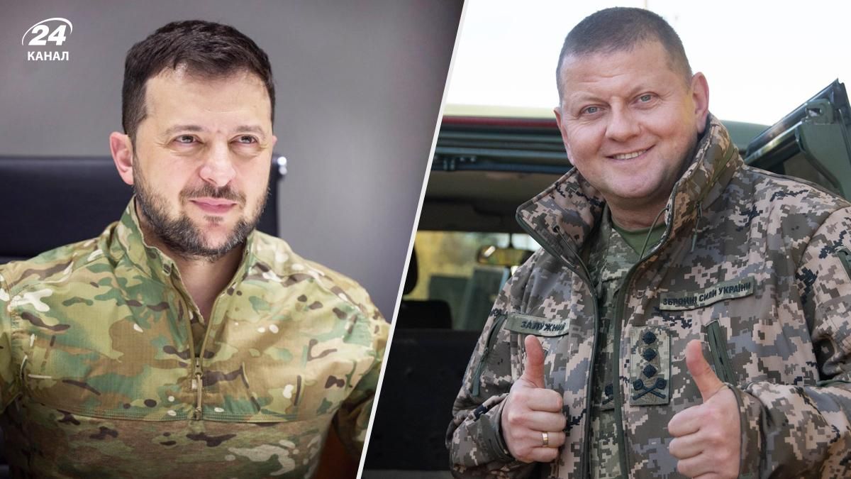 Зеленский поздравил главнокомандующего ВСУ Зеленский поздравил главнокомандующего ВСУ