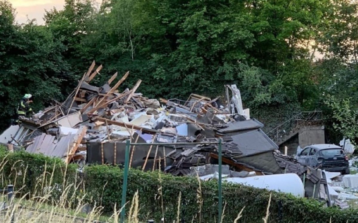 У Німеччині повністю обвалився будинок У Німеччині повністю обвалився будинок