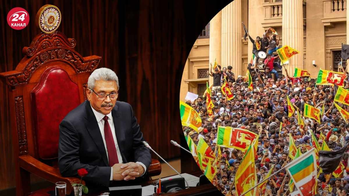Протесты в Шри-Ланке - парламент призвал президента Раджапакса подать в отставку - 24 Канал Протесты в Шри-Ланке - парламент призвал президента Раджапакса подать в отставку - 24 Канал