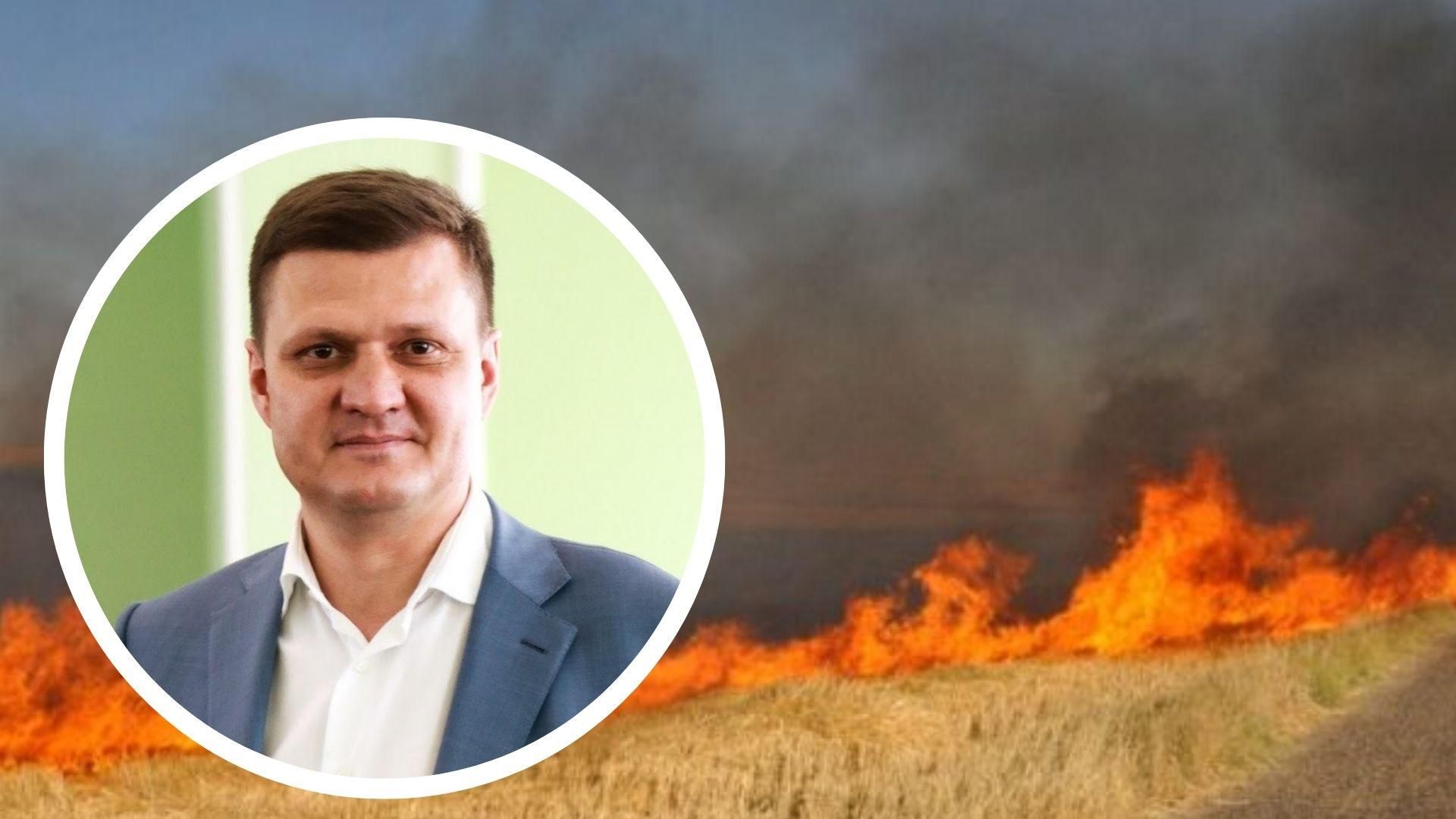 Хлань про пожежі на Херсонщині Хлань про пожежі на Херсонщині