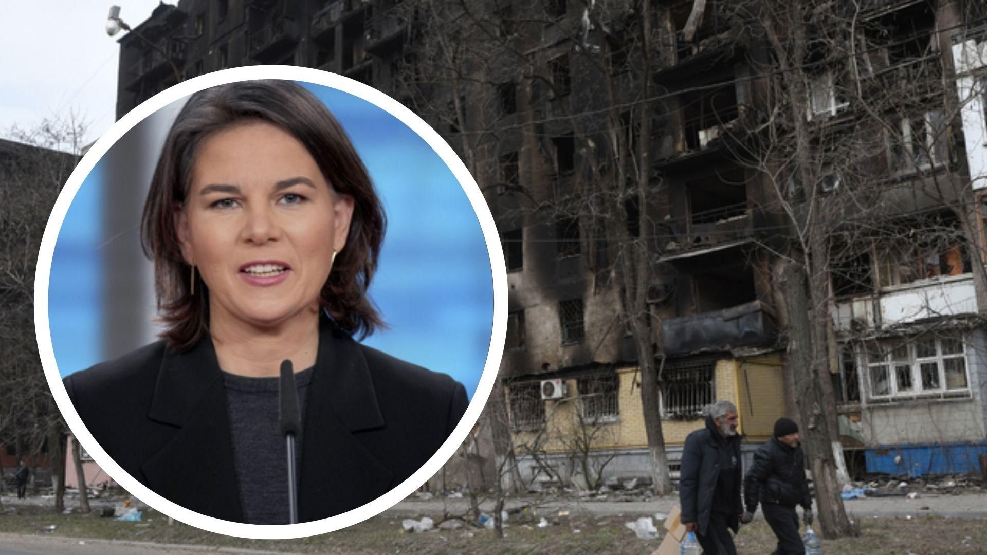 Бербок о визите в Киевскую область Бербок о визите в Киевскую область