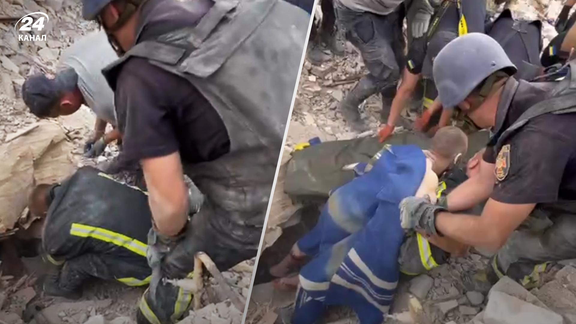 Война в Украине – из-под завалов во Временном Яру спасли мужчину Война в Украине – из-под завалов во Временном Яру спасли мужчину