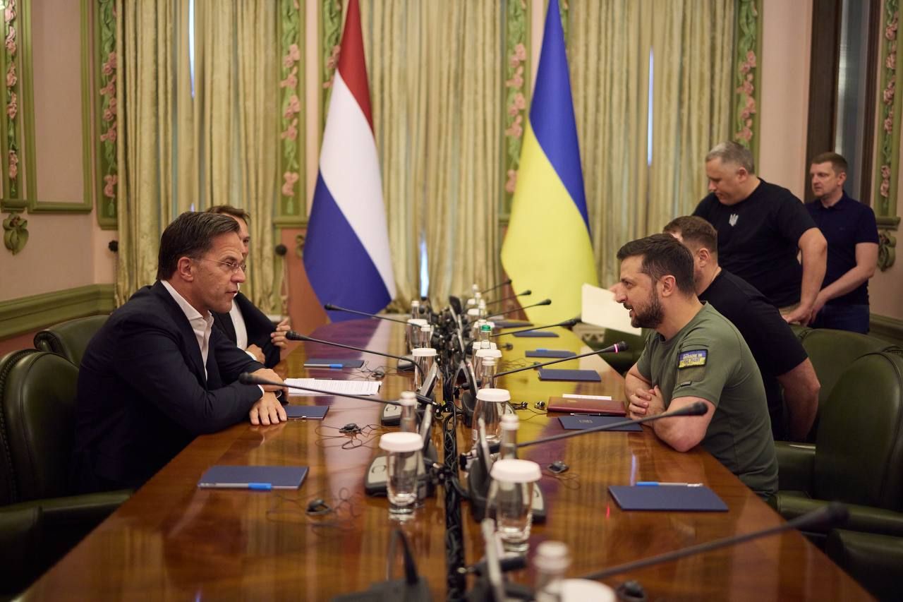 Прем'єр Нідерландів Марк Рютте приїхав до України та зустрівся з Зеленським