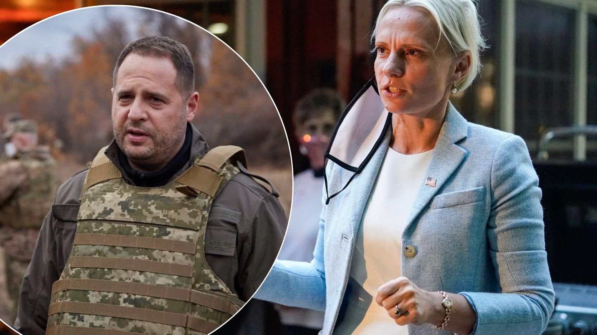 Вікторія Спартц закликала Андрія Єрмака піти у відставку Вікторія Спартц закликала Андрія Єрмака піти у відставку