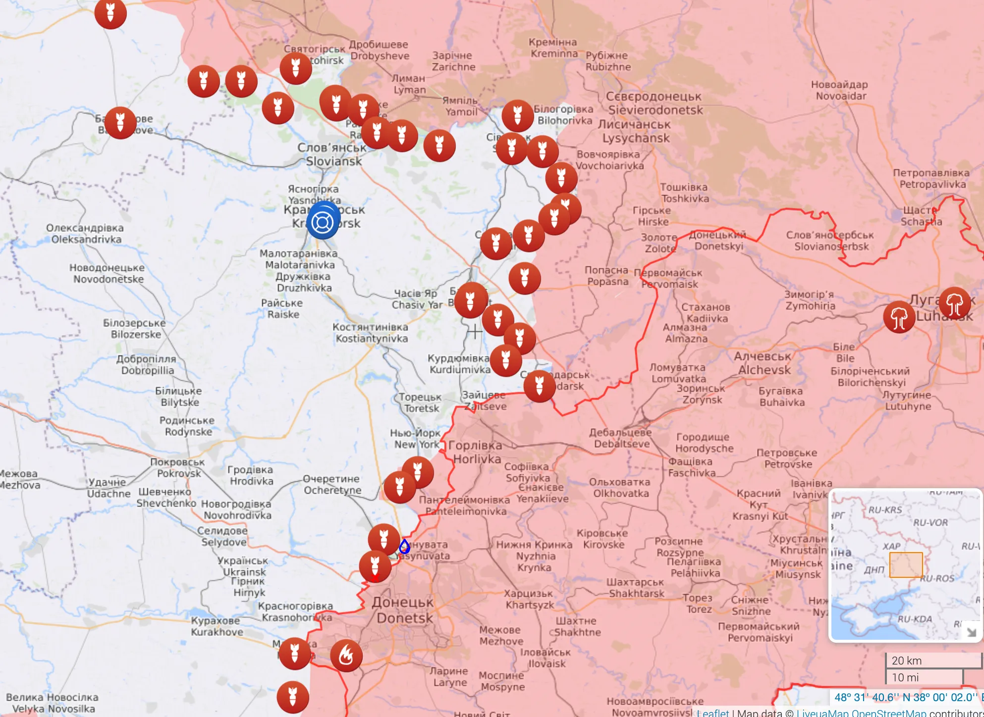 Бойові дії на Сході України