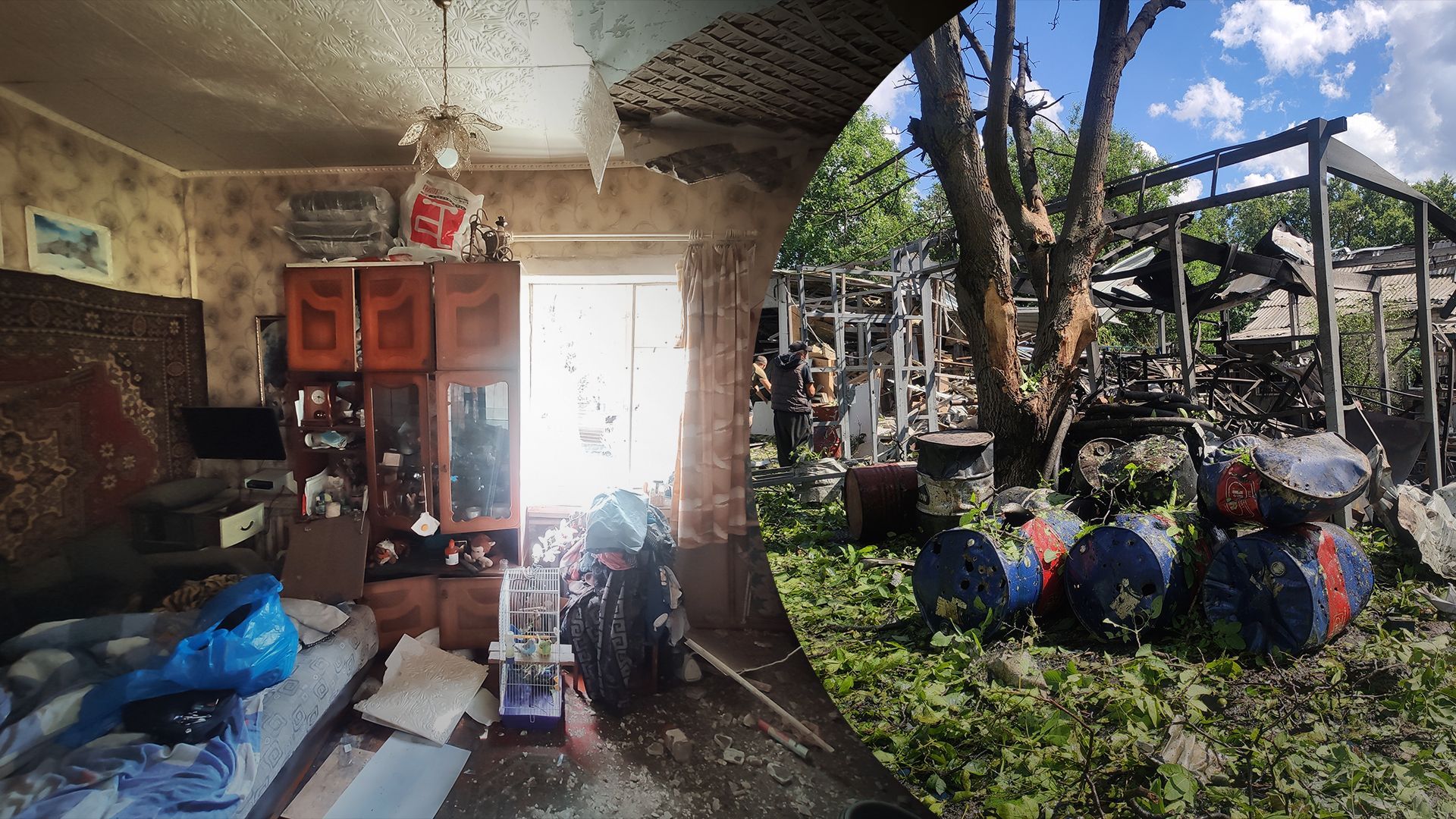 Обстріл Харкова 12.07.2022 – постраждали волонтер і його мати – фото Обстріл Харкова 12.07.2022 – постраждали волонтер і його мати – фото