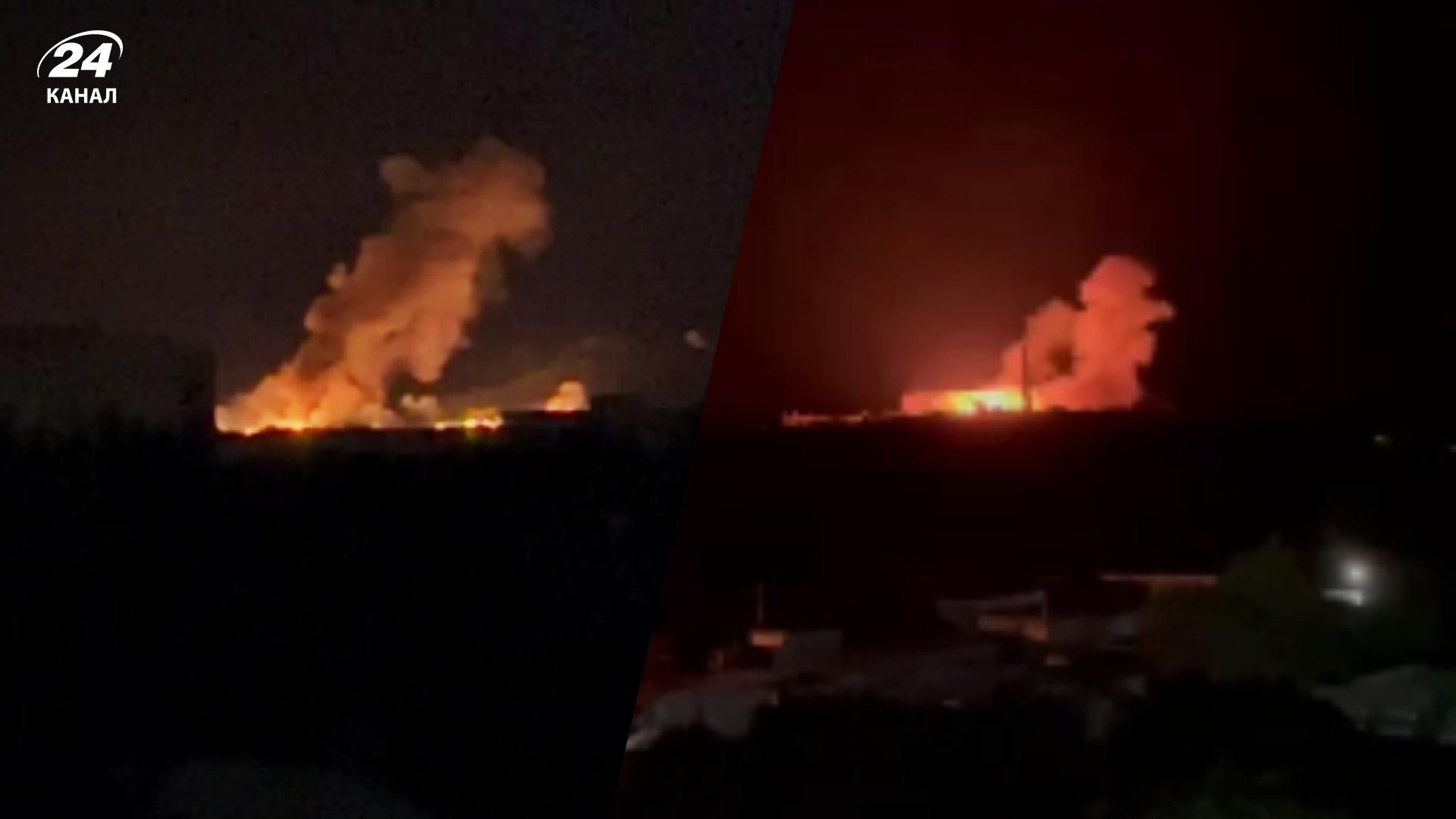 Вибухи на складах росіян - у Луганську потужна серія вибухів на складах - 24 Канал Вибухи на складах росіян - у Луганську потужна серія вибухів на складах - 24 Канал