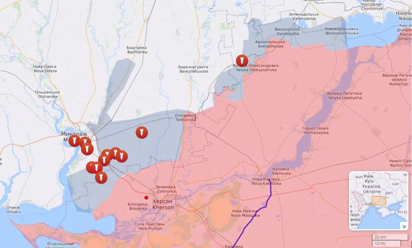 Ситуація на Півдні станом на 14 липня Ситуація на Півдні станом на 14 липня