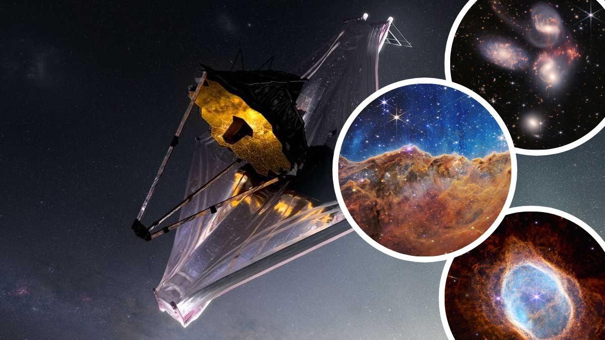 Нові фото телескопа "Джеймс Вебб" Нові фото телескопа "Джеймс Вебб"