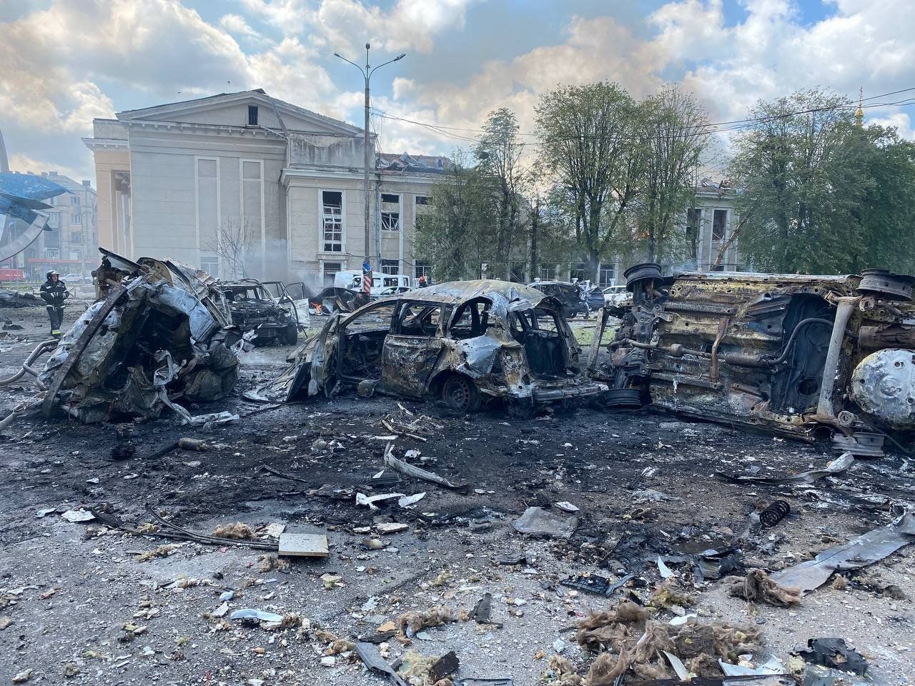 Наслідки ракетного удару по Вінниці 14 липня