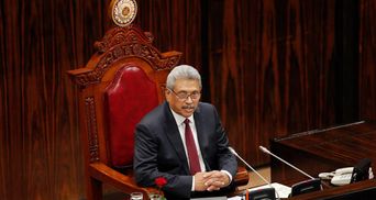 Президент Шрі-Ланки подав у відставку: заяву прислав електронною поштою