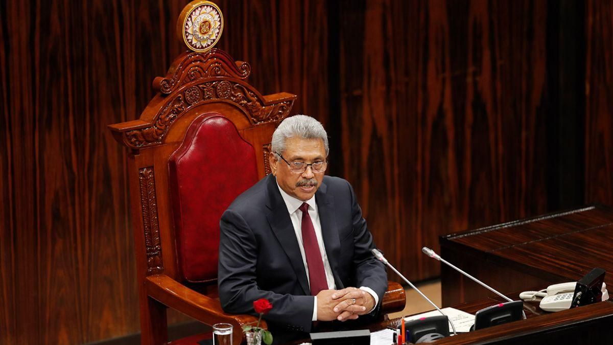 Президент Шри-Ланки Готабая Раджапакса 14.07.2022 подал в отставку – он в Сингапуре