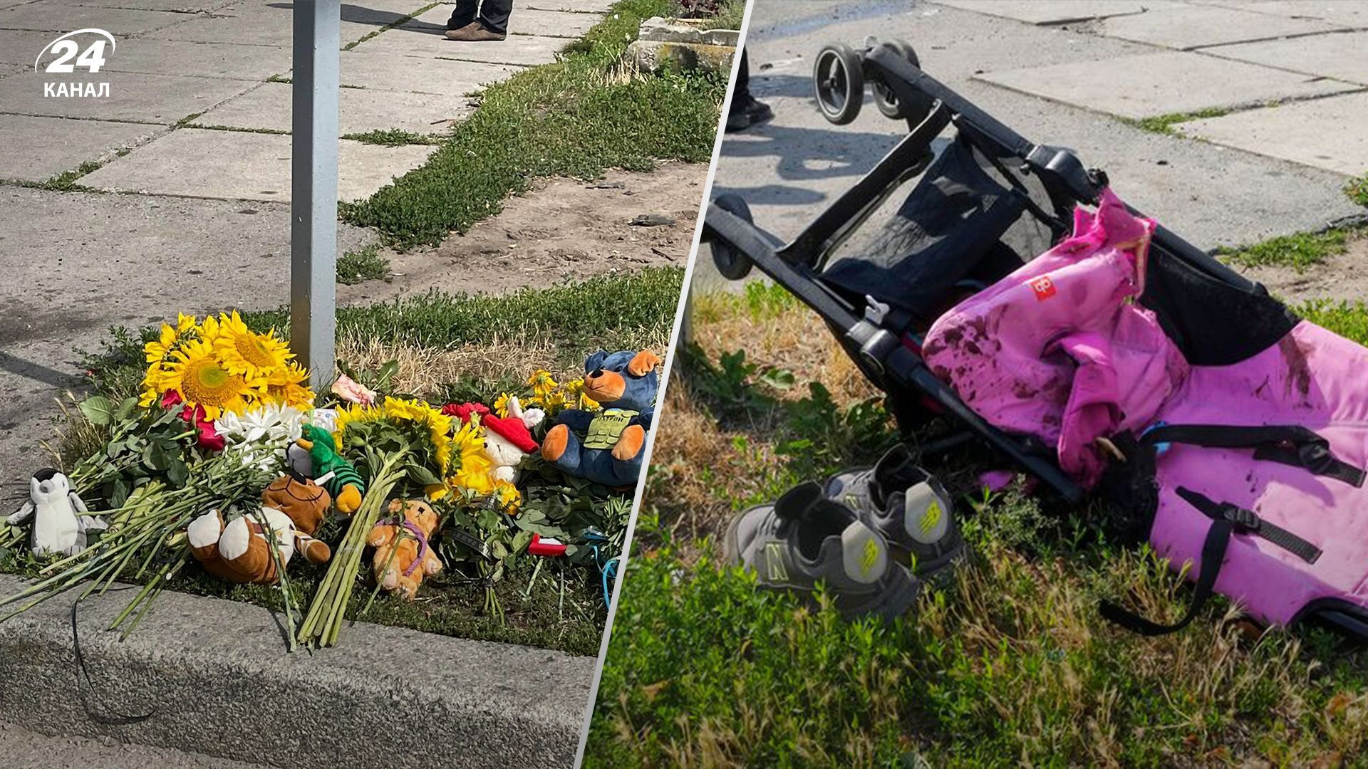 На место гибели маленькой Лизы в Виннице люди до сих пор несут цветы и игрушки