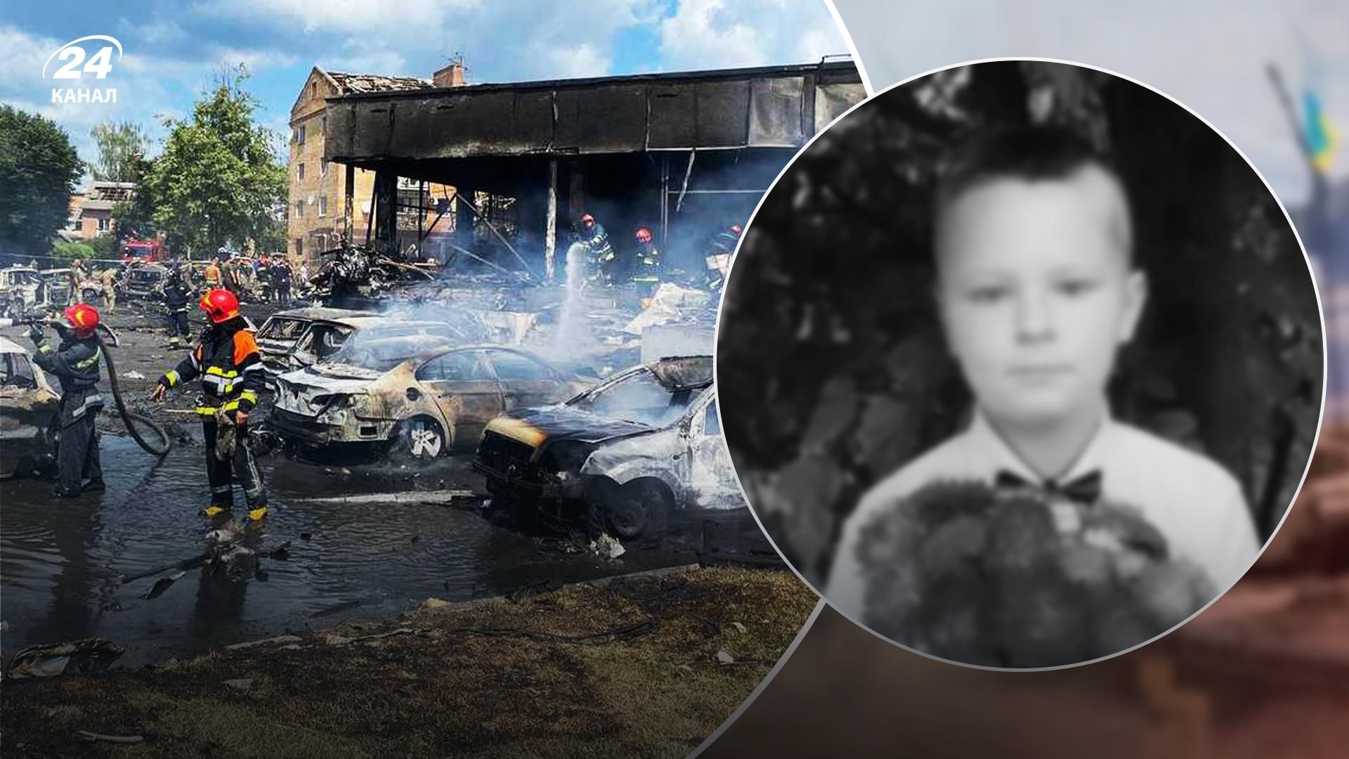 Жертвою удару по Вінниці став маленький Кирило Жертвою удару по Вінниці став маленький Кирило