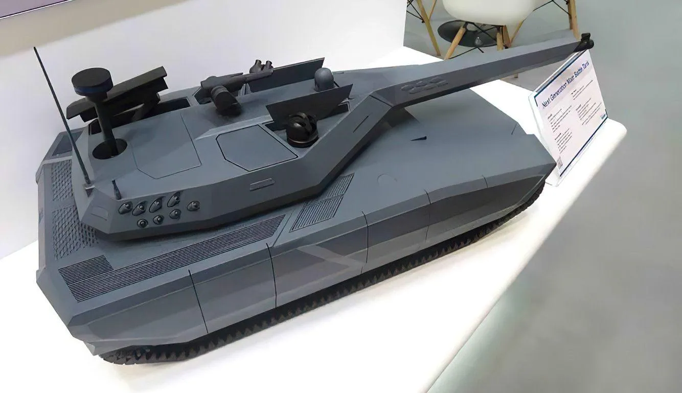 Мініатюрна модель нового танка