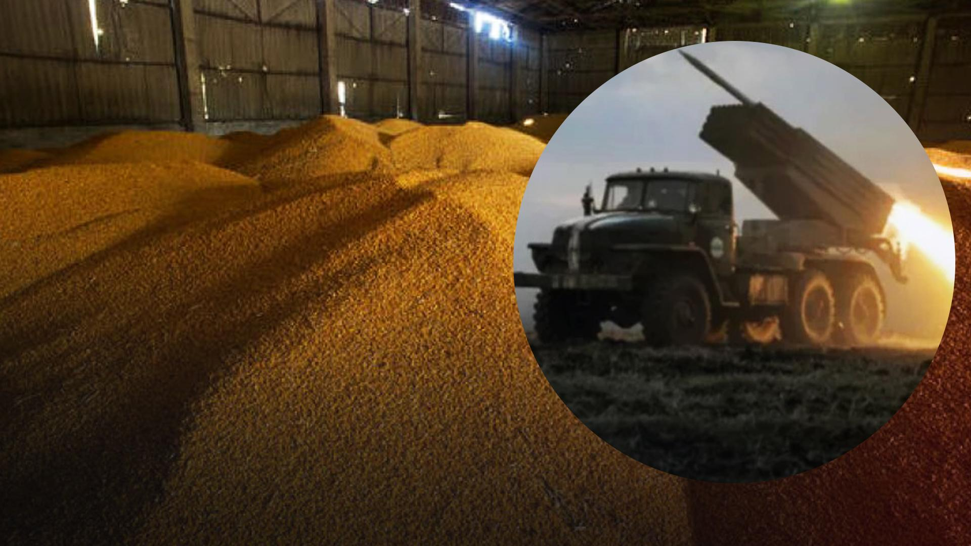 Росіяни знищують запаси українського зерна