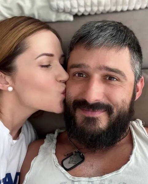 Наталка Денисенко з чоловіком Андрієм Федінчиком Наталка Денисенко з чоловіком Андрієм Федінчиком