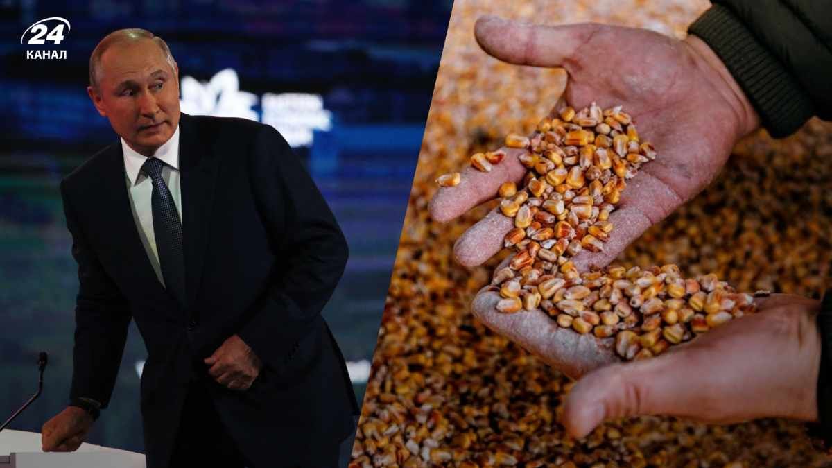 Путін висунув нову вимогу щодо вивозу українського зерна - 24 Канал Путін висунув нову вимогу щодо вивозу українського зерна - 24 Канал