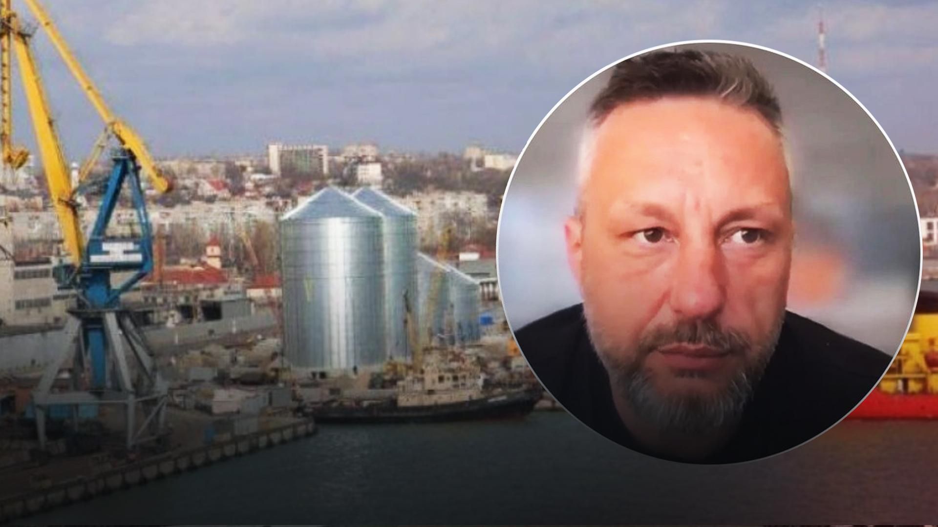 Андрющенко о краже кафиров зерна в Мариуполе