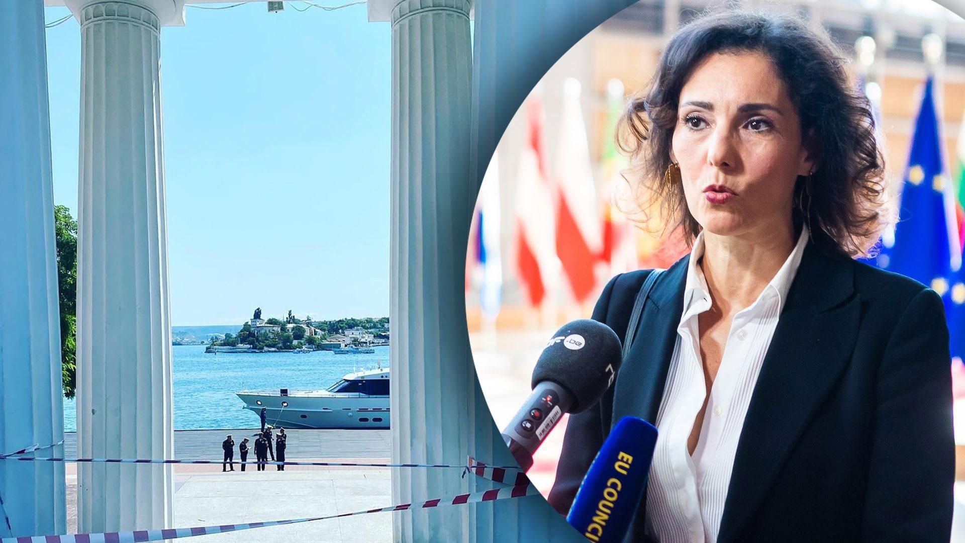 Глава МЗС Бельгії Аджа Лябіб відвідувала Крим у липні 2021 Глава МЗС Бельгії Аджа Лябіб відвідувала Крим у липні 2021
