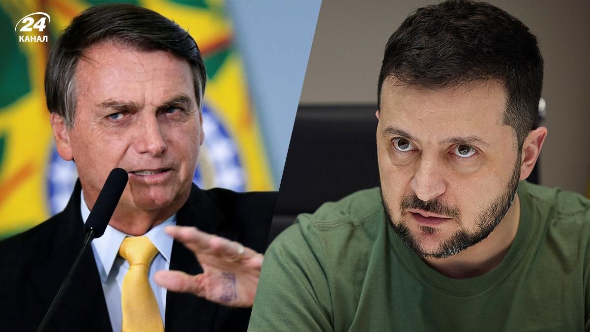 Зелениський висловився про позицію Болсонару Зелениський висловився про позицію Болсонару