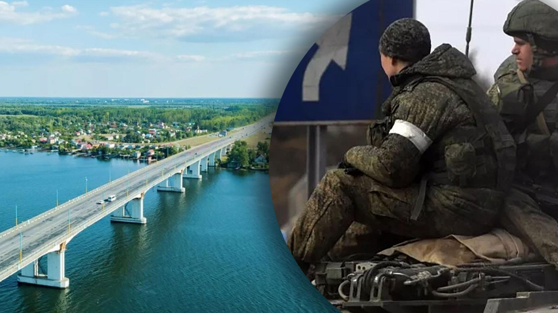 Война в Украине - оккупанты хотят построить новый мост в районе Херсона Война в Украине - оккупанты хотят построить новый мост в районе Херсона