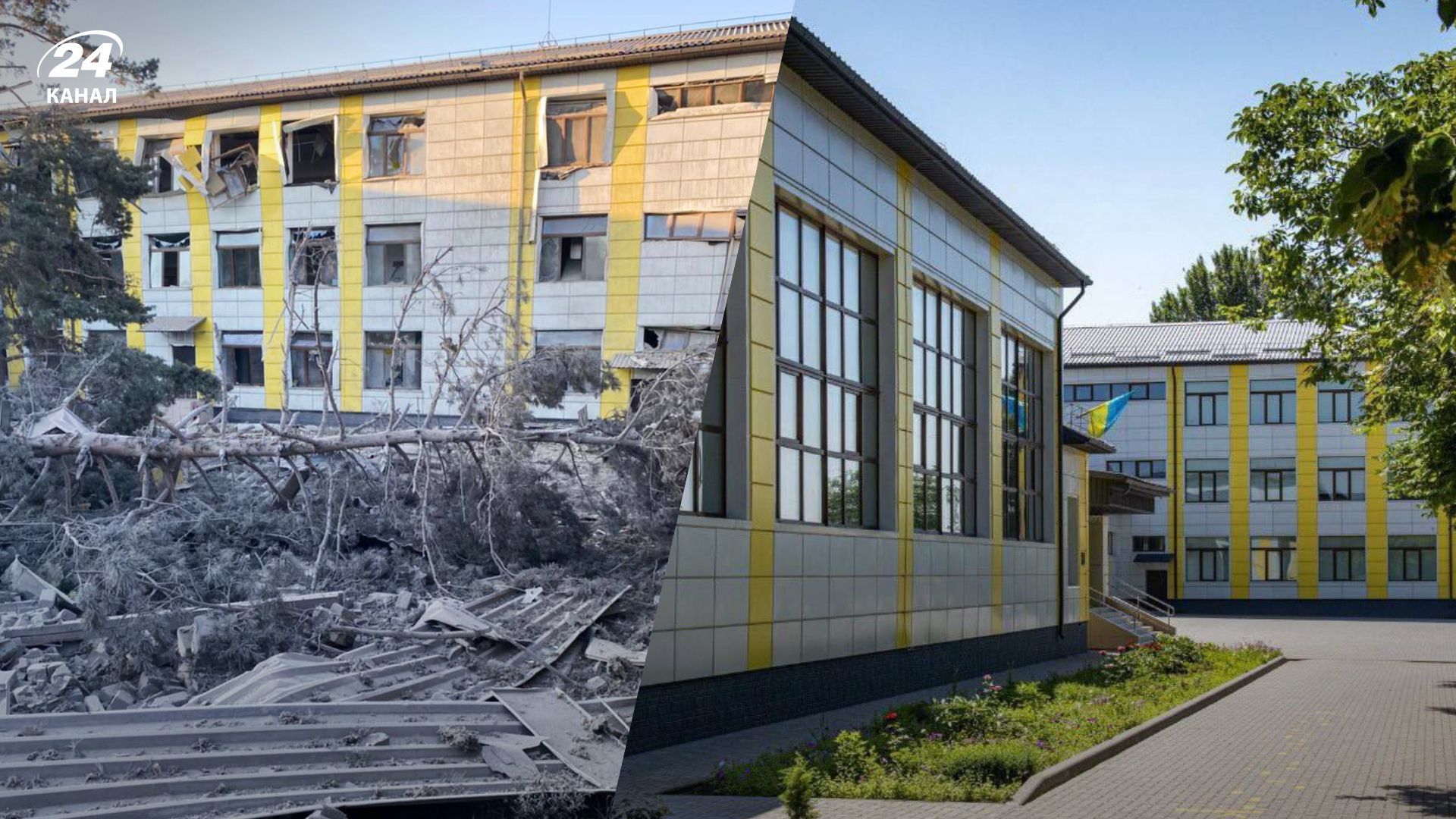 Атака Дніпропетровщини 22.07.2022 - фото зруйнованого ліцею в Апостоловому Атака Дніпропетровщини 22.07.2022 - фото зруйнованого ліцею в Апостоловому