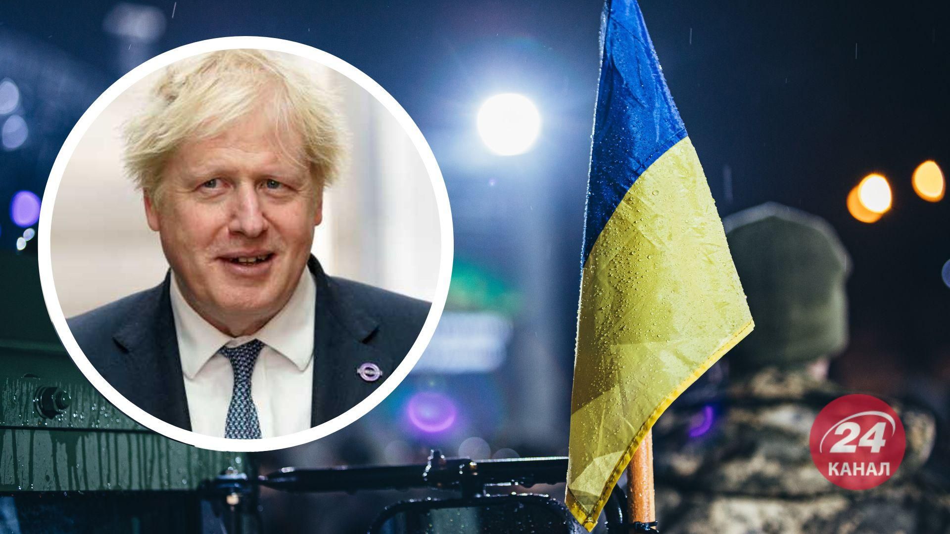 Джонсон відвідав тренування українців Джонсон відвідав тренування українців