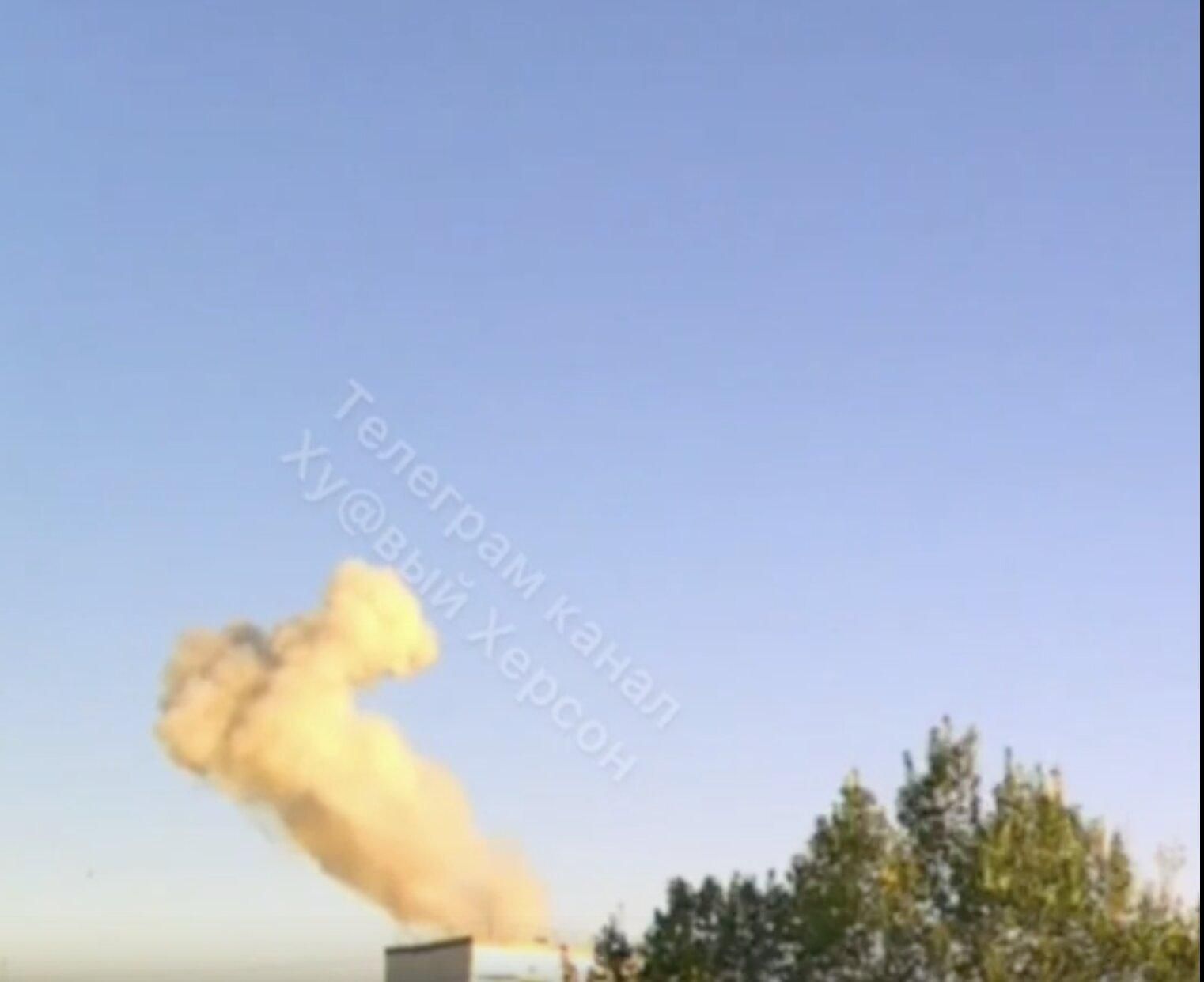 У Каховці прогриміли вибухи 24 липня - дивіться відео