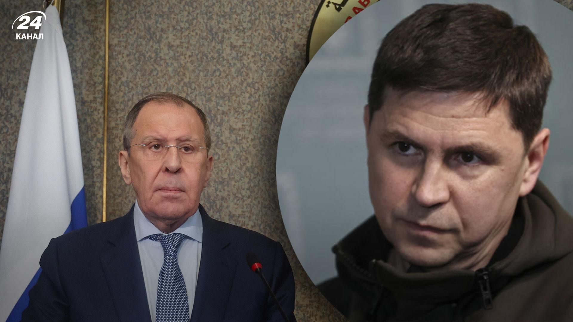 Подоляк відповів лаврову на його чергові безглузді заяви щодо України Подоляк відповів лаврову на його чергові безглузді заяви щодо України