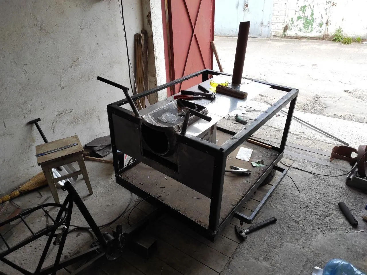 Кофетяг в процессе создания Кофетяг в процессе создания