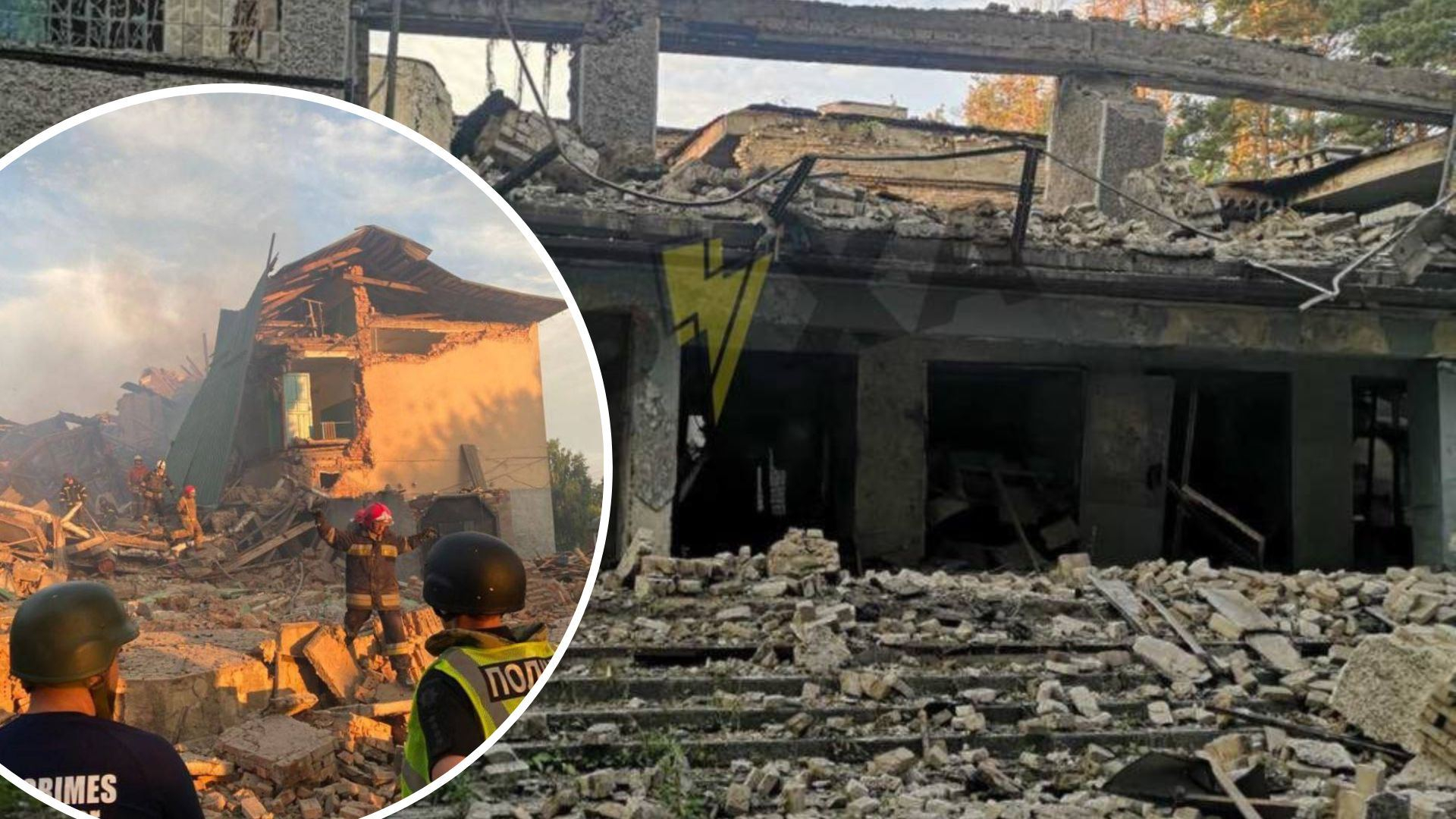 Обстрел Чугуева 25 июля - россияне устроили по школе и дому культуры