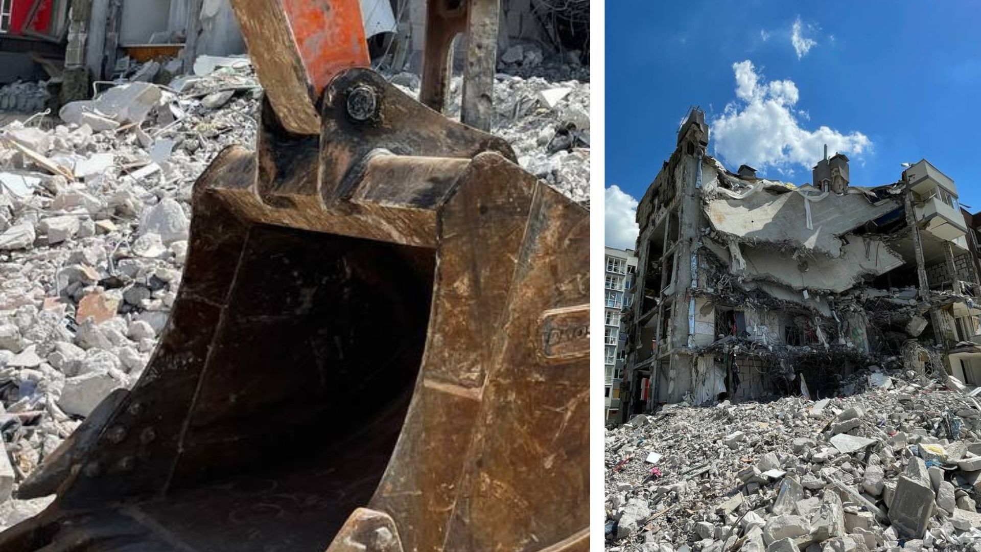 В Буче сносят сильно пострадавшие от обстрелов новостройки - видео В Буче сносят сильно пострадавшие от обстрелов новостройки - видео