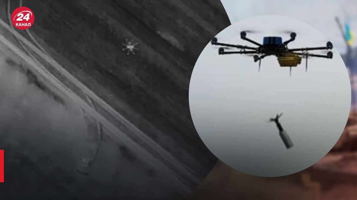 Как работает дрон-бомбардировщик - в ВСУ показали видео - 24 канал - 24 Канал Как работает дрон-бомбардировщик - в ВСУ показали видео - 24 канал - 24 Канал