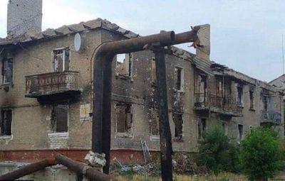 росіяни жорстоко спалюють населені пункти Луганщини, які не можуть захопити