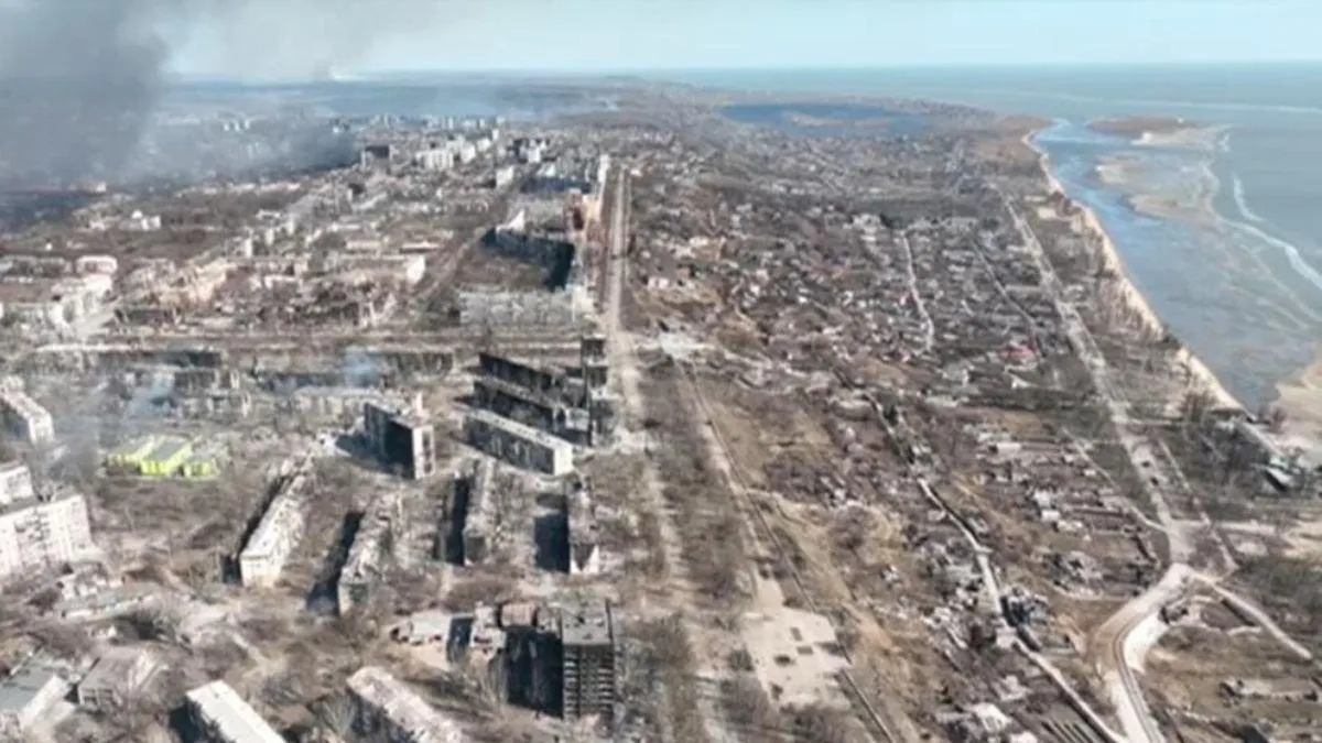 Во что россия превратила Мариуполь Во что россия превратила Мариуполь