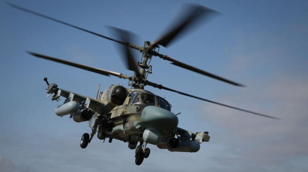 росіяни збили свій же бойовий вертоліт Ка-52