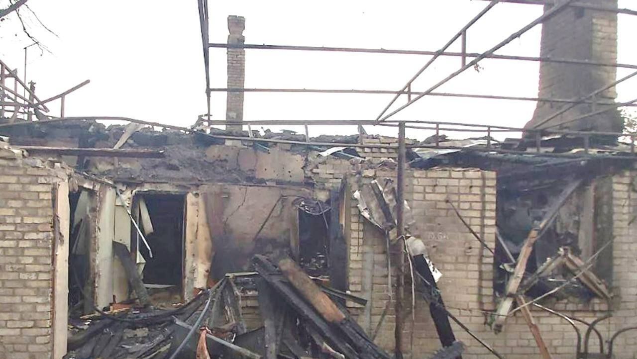 Последствия обстрела Красногоровки Последствия обстрела Красногоровки