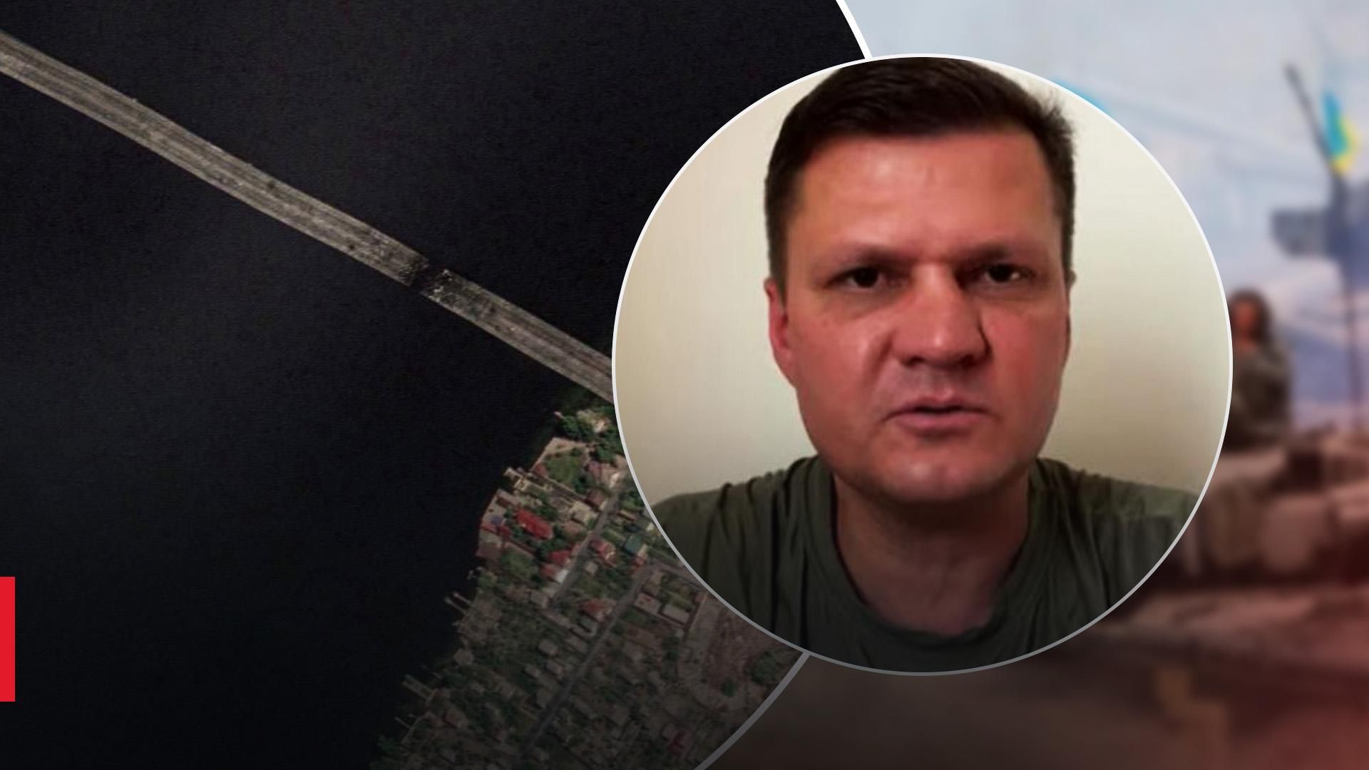 Антонівський міст могли атакувати у той момент, як окупанти перевозили техніку Антонівський міст могли атакувати у той момент, як окупанти перевозили техніку