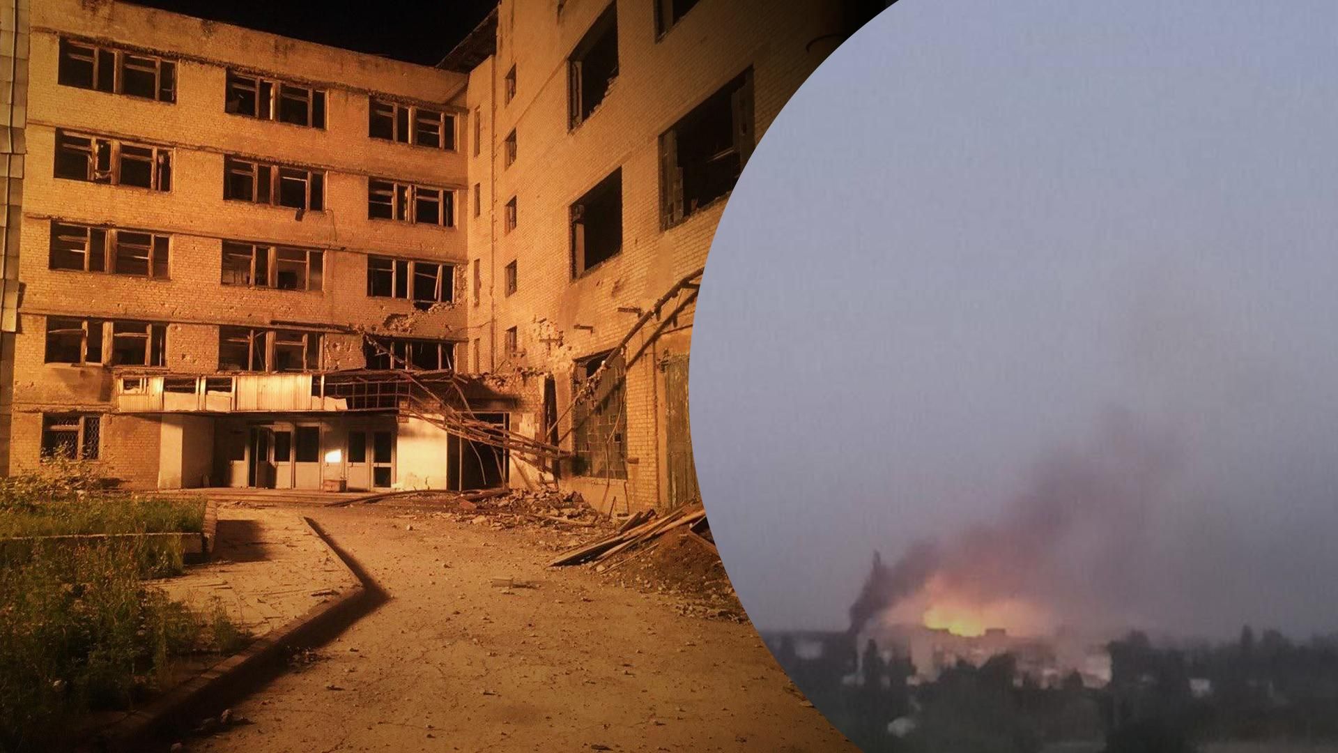 В окупованій Горлівці горить база для ремонту ворожої техніки В окупованій Горлівці горить база для ремонту ворожої техніки