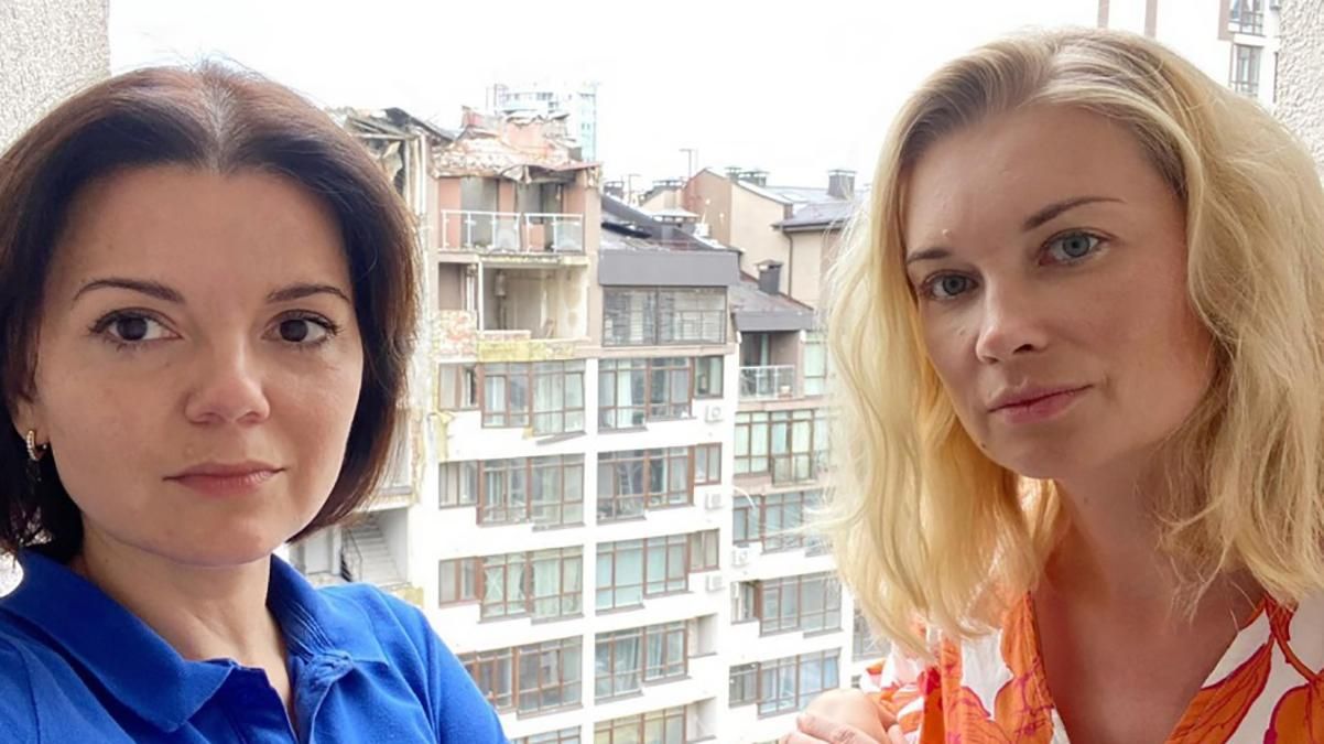 Лідія Таран запросила Марічку Падалко у свій розбомблений дім – фото з Києва