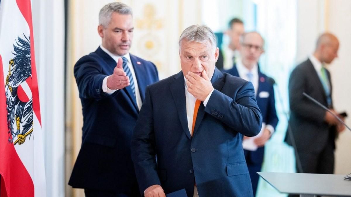Орбан і Негаммер дали спільну пресконференцію у Відні, на якій згадали про Україну