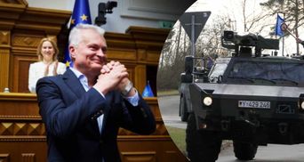 Науседа приїхав не з порожніми руками: Литва виділяє 10 бронемашин та антидрони