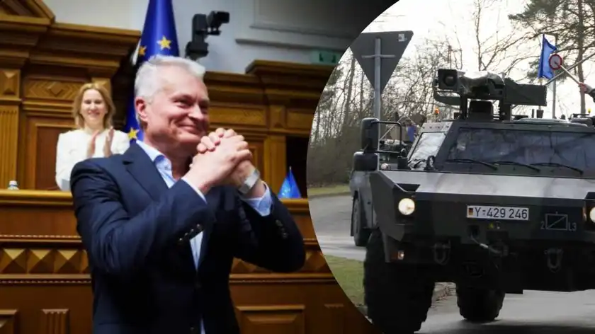Литва выделила Украине 10 бронемашин и предоставит антидроны - визит Науседы