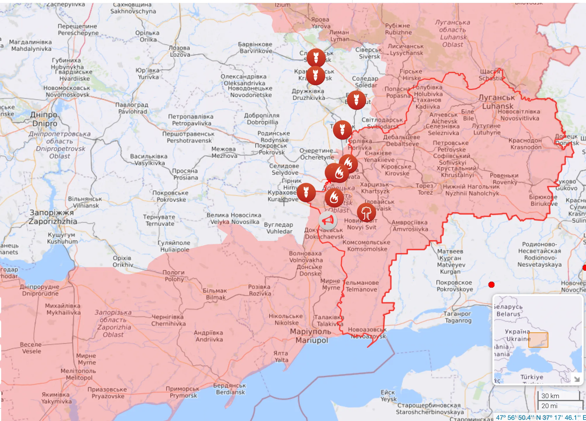 Ситуація на Сході України Ситуація на Сході України