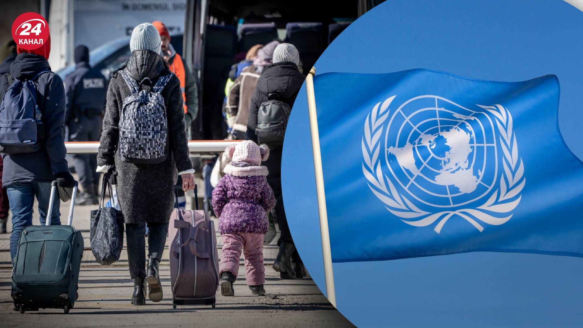 Сколько украинцев выехали за границу из-за войны - данные ООН Сколько украинцев выехали за границу из-за войны - данные ООН