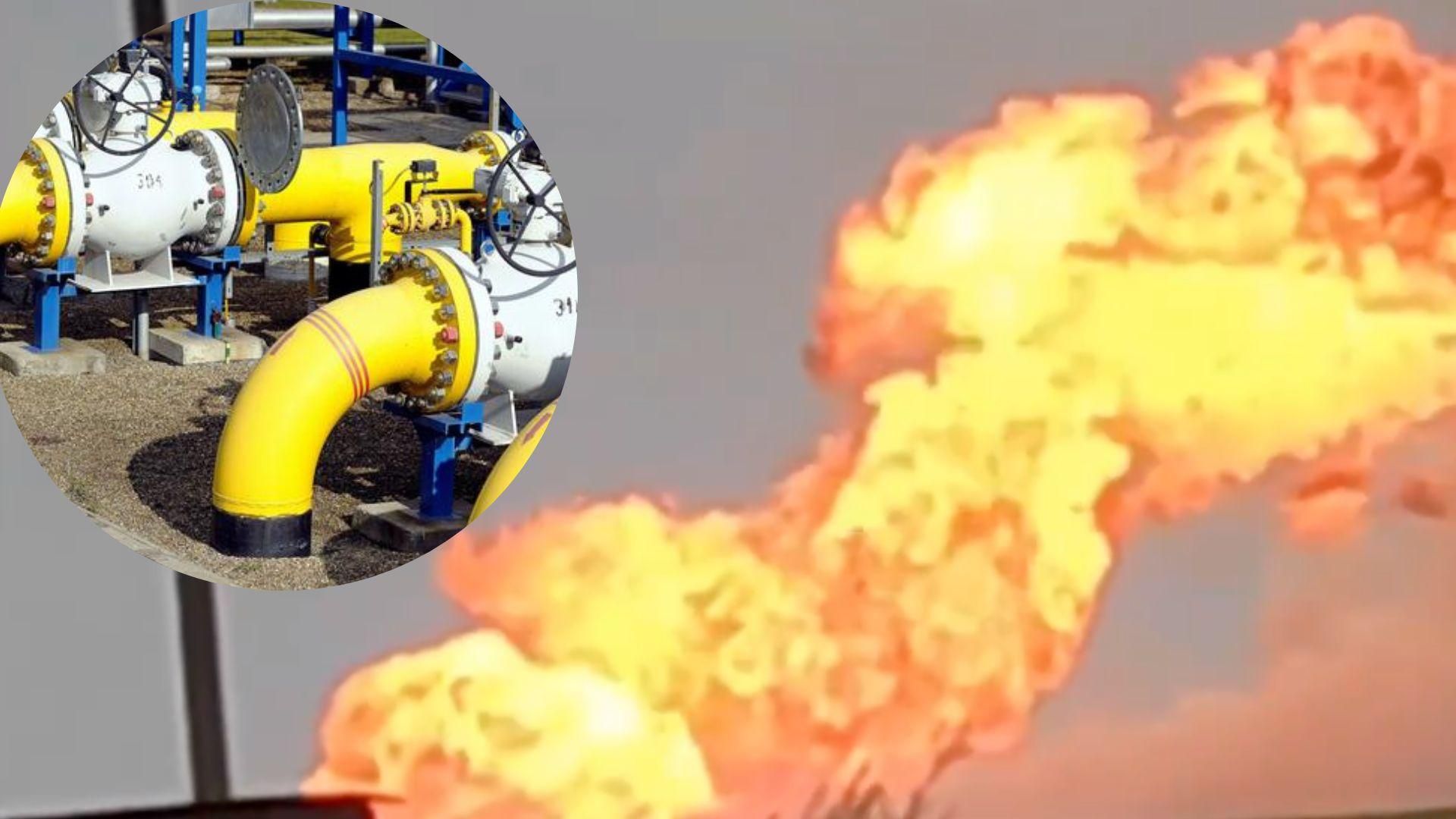 В России загорелся магистральный газопровод В России загорелся магистральный газопровод