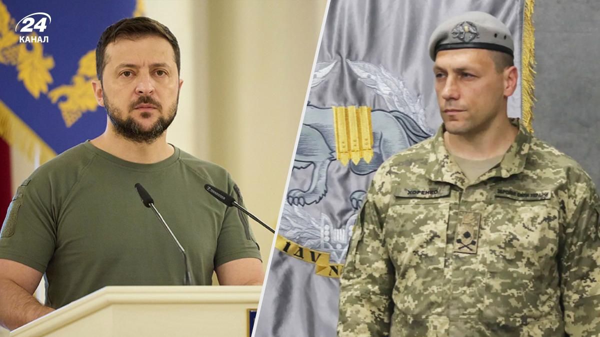 Зеленський представив нового командувача ССО Зеленський представив нового командувача ССО