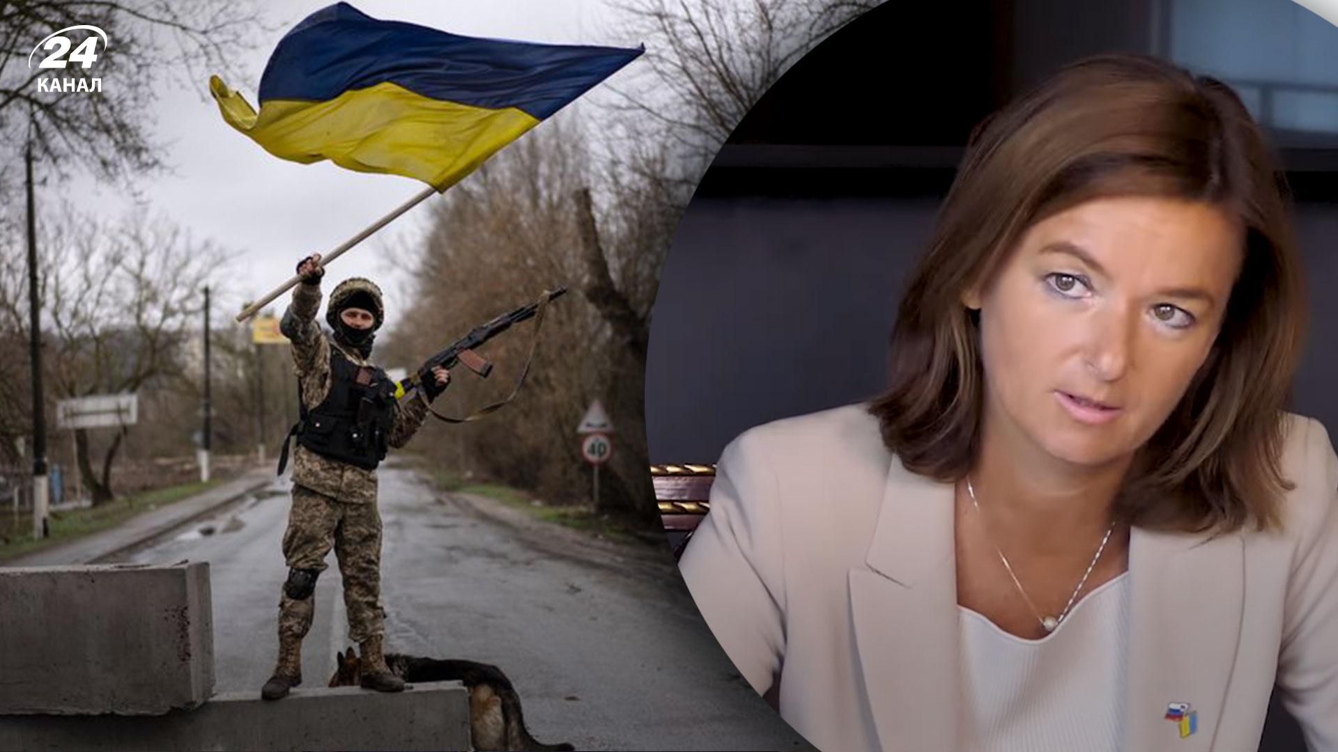Глава МЗС Словенії розповіла, як, на її думку, має закінчитись війна в Україні