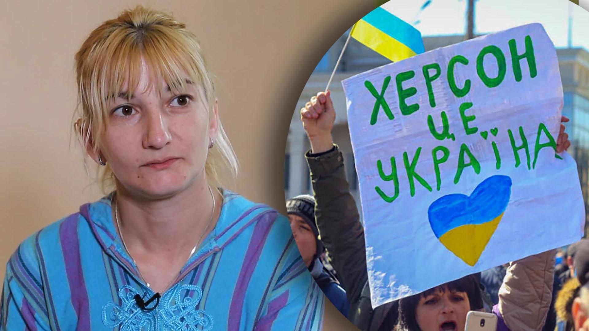 Переселенка з Херсона розповіла про затримання через синьо-жовті стрічки - 24 Канал Переселенка з Херсона розповіла про затримання через синьо-жовті стрічки - 24 Канал